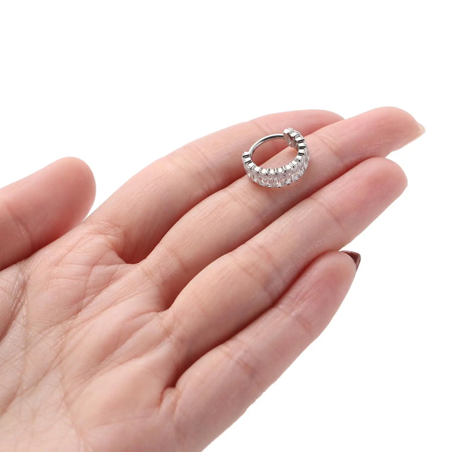 G23 Titanium Surgical Huggie Earring Conch Piercing Jewelry Cartilage Earring Small Hoop Earrings For Women