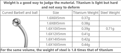 14G 6-16mm Length Titanium Barbell Silver Color Zircon Belly Button Ring Surgical Piercing Body Jewelry Women Accessory Gifts  ﻿