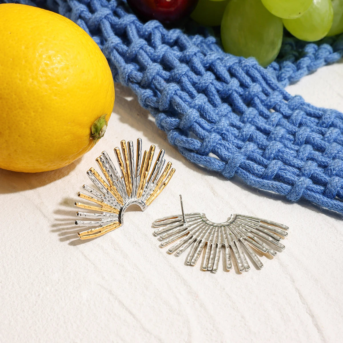 Boucle d'oreille Camélia