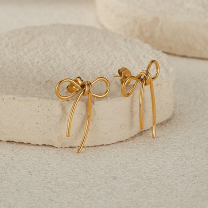 Boucle d'oreille Rosée d'or