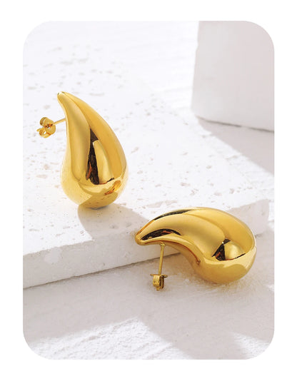 Boucle d'oreille Goutte d'or
