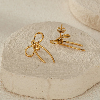 Boucle d'oreille Rosée d'or