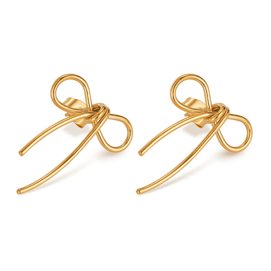 Boucle d'oreille Rosée d'or