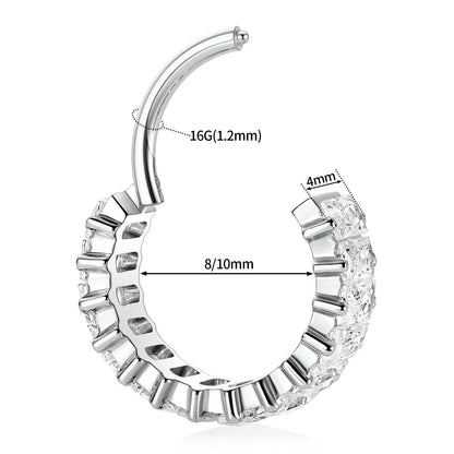 G23 Titanium Surgical Huggie Earring Conch Piercing Jewelry Cartilage Earring Small Hoop Earrings For Women