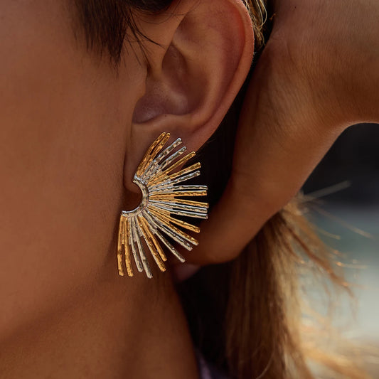 Boucle d'oreille Camélia