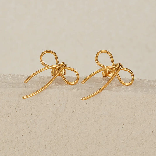 Boucle d'oreille Rosée d'or