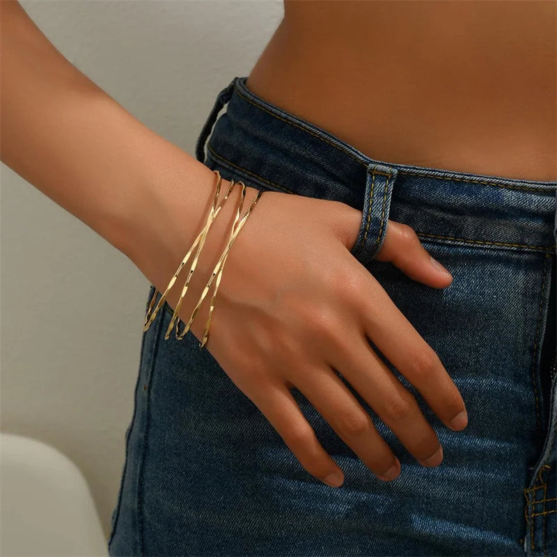 Bracelet de manchette Eline