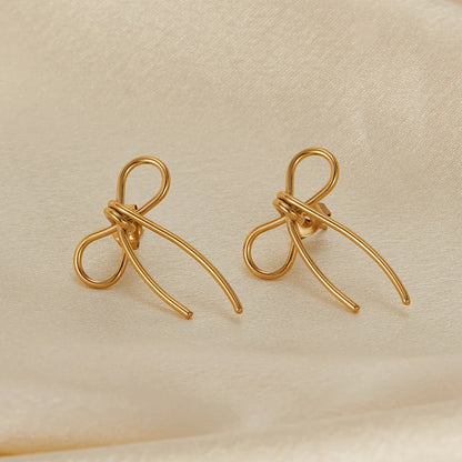 Boucle d'oreille Rosée d'or