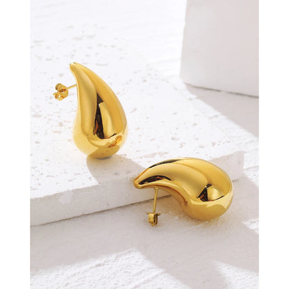 Boucle d'oreille Goutte d'or