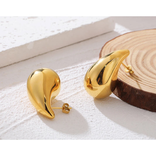 Boucle d'oreille Goutte d'or